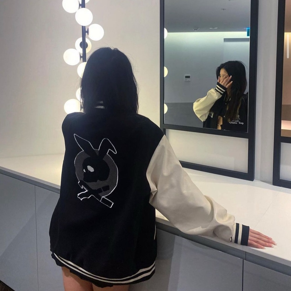 RARE Donsmoke Bunny Smoke Varsity Jacket Small